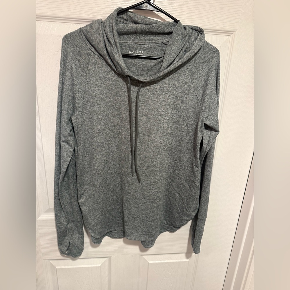 Athleta uptempo hoodie green heathered